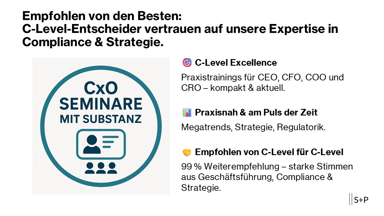 C-Level-Entscheider vertrauen auf unsere Expertise 