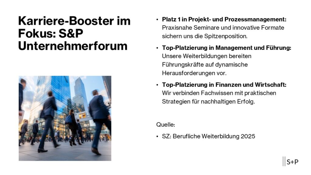 S+P Seminare – Dein zertifizierter Weiterbildungspartner